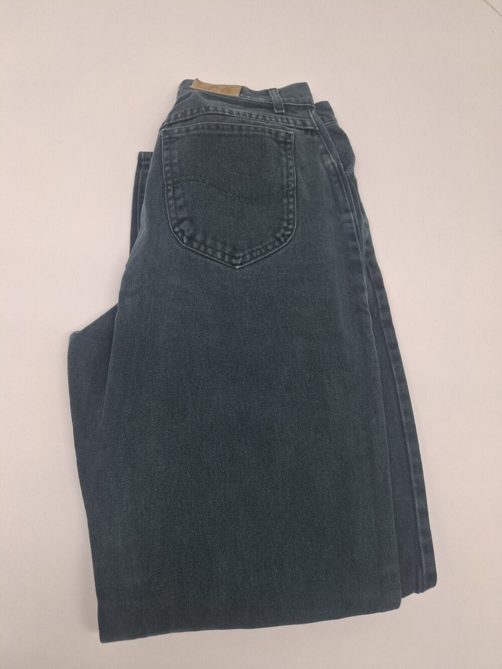 Vintage 90s LEE Mom Jeans Relaxed Forest Green 12 Long